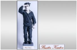 Algora Buster Keaton Figure 13`` in height. Limited edition Number 74/250. With certificate of