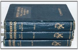 Three Volumes Of Modern Motors Their Construction Management & Control By H. Thornton Rutter London