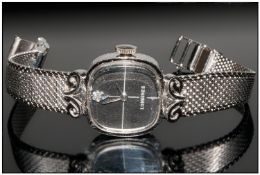 Ladies 1950's Diamond Set Longines Watch, Appears To Be In Good Working Order