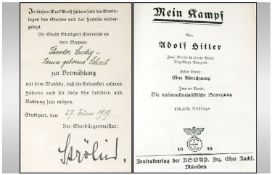 Adolf Hitlers Mein Kampf 1939 Wedding Edition
