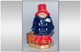 Wade Gold Base Paddington, Number 751 of 2000. With gold signed certificate. Issued 1997. Childhood