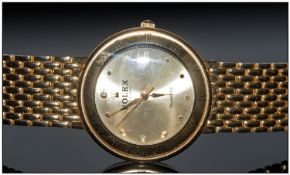 A Gents Good Quality Gold Plated Fashion Copy Watch as new condition.