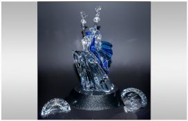 Swarovski Annual Edition 2002 Signed Cut Crystal Figure `The Magic Of Dance`  `Isadora` designer
