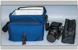 Zenza Bronica Medium Format Camera complete with 80mm lens and 6 x 6 back and 2 spare backs for
