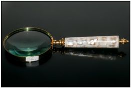 Mother Of Pearl Magnifying Glass