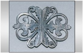 Victorian Nurses Silver Ornate Belt Buckle Hallmarked Birmingham 1900. 3`` in width.