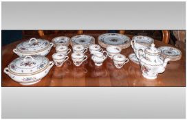 42 Piece Spode Rockingham Bone China Tea & Dinner Service comprising 6 dinner plates, 6 tea plates,