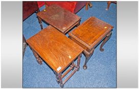 4 Oak Occasional Tables
