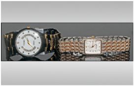 Ladies Expensive Looking Fashion Copy Watch. Plus one other gents copy fashion watch. Both working