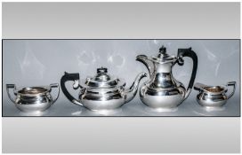 Mappin & Webb Princes Plate 4 Piece Tea & Coffee Service Of good quality. Circa 1900. Comprises