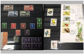 Two Books Of Good G.B Stamps Plus An As New Channel Islands Album (ready for collection) There a