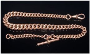 9ct Gold Graduating Albert Chain, 375 Stamped To Each Link, Length 14½ Inches, Gross Weight 51g