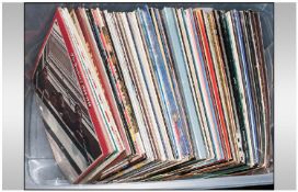 Box of LP`s Comprising The Beatles, Country Music, 80`s Music etc.