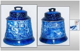 James Macintyre The Bell Edmonson Lidded John Gilpin Diver & Jar. In the form of a bell. Circa