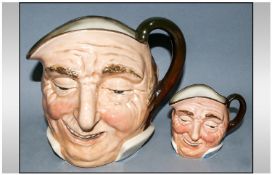 Royal Doulton Character Jugs ( 2 ) In Total. 1/ Farmer John  (Large) D.5788, Height 6.5 Inches. 2/