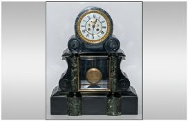 Japy Freres 19th Century French Decorative and Impressive 8 Day Mantel Clock. c.1850`s. The Case Is