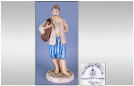 Royal Worcester James Hadley Figure 'The Eastern Watercarrier' modelled by James Hadley. Stands 8"