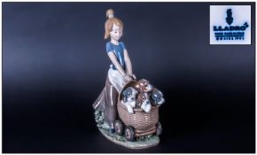 Lladro Figure 'Little Of Fun' model number 5364. Issued 1986, Mint condition. 8.5" in height.