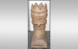 Large Stone Chimney Pot Ideal as Garden Planter 38" High
