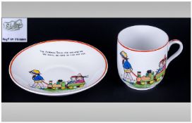 Shelley 1930's Childrens Nursery Rhyme Cup & Saucer, reg number 731980.