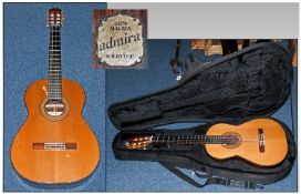 Admira Soledad Classical Guitar. Solid Cedar Top With Dark Rosewood Back And Solid Rosewood Sides,