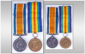 Two WWI Medals, Both Named To 1996 GNR H Roberts RA