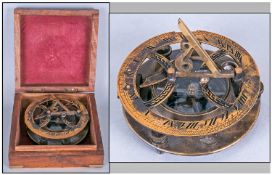 Boxed Compass & Sundial