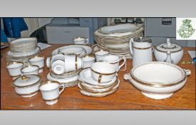 Ye Olde English Grosvenor Chine Jackson & Gosling Dinner Service comprising 10 cups, 12 saucers,