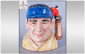 Royal Doulton Character Jug 'The Golfer' D7064, Issued 1997-99. 4.75" in height. Mint condition.