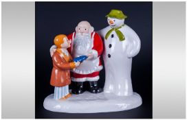Coalport From The Snowman Collection Tableau 'The Special Gift' Special collectors edition issued