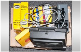 Collection Of Kodak Items Including slide trays, photo paper, reels, universal splicer, plus two