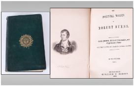 The Poetical Works Of Robert Burns Vol I - Text Edited By Charles Cowden Clarke With Memoir,