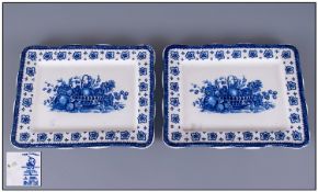 Enoch Wedgwood One Pair of Classic Trays.