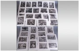 Collection of 37 Steel Engravings mainly London interiors.