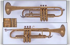 Boosey & Hawkes Brass Regent Jazz Trumpet. 295 Regent Street, London W1. Serial number 135839.