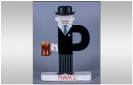 Novelty Pimms Advertising Feature. Height 11.5 inches.