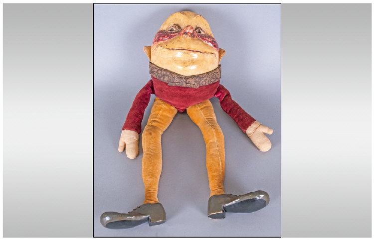 Early To Mid 20th Century Novelty Toy Modelled In The Form Of Humpty Dumpty. With well detailed,