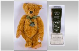 A Limited Edition Harrods Steiff Edwardian Opera Musical Centenary Bear. Genuine Mohair.