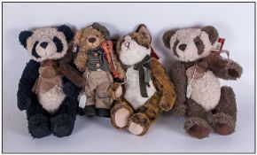 Collection of Teddy Bears comprising Official Manchester 2002, Commonwealth Games teddy, 3 various