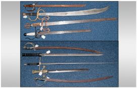 Display Purposes Only. Collection Of Medieval/Fantasy/Cavalier Swords. Various conditions. Longest