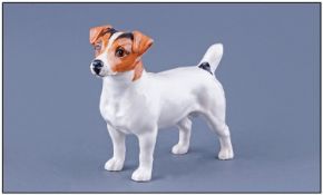 Beswick Dog Figure ``Jack Russell`` Large Terrier. Model number 2023. Height 5 inches. Excellent