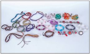 Collection Of Various Costume Jewellery Including bangles, necklaces etc.