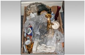 Box of Assorted Ceramics and Collectable`s.