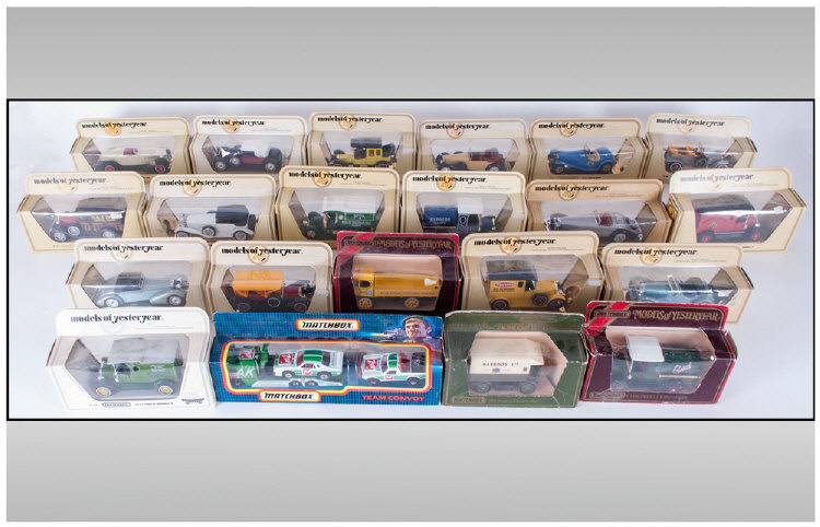 Collection Of Matchbox ``Models Of Yesteryear`` Die Cast Model Cars. 20 in total. To include Y18