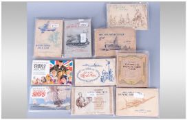 A Collection Of 11 Cigarette Card Albums