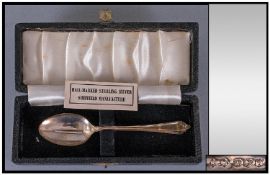 Presentation Boxed Sterling Silver Spoon