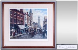 Tom Dodson (1910-1991) Pencil Signed Limited Edition Colour Print, titled ``Fishergate, Preston``