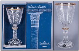 Rosenthal Judacia Collection Glass Kiddush Cup.