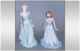 Royal Doulton Figure ``Aquamarine`` March from the Gemstones Collection, HN 4972. 6.75`` in height.