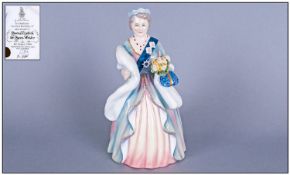 Royal Doulton Limited Edition & Numbered Figure `Queen Elizabeth, The Queen Mother` Number 1784/